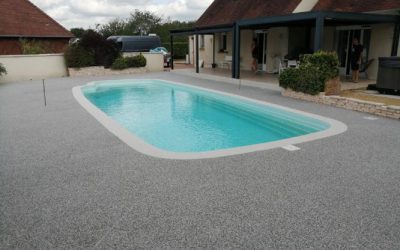 Le tapis de pierre drainant