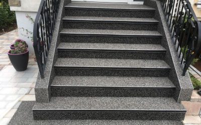 La rénovation de vos escaliers extérieurs en moquette de pierre